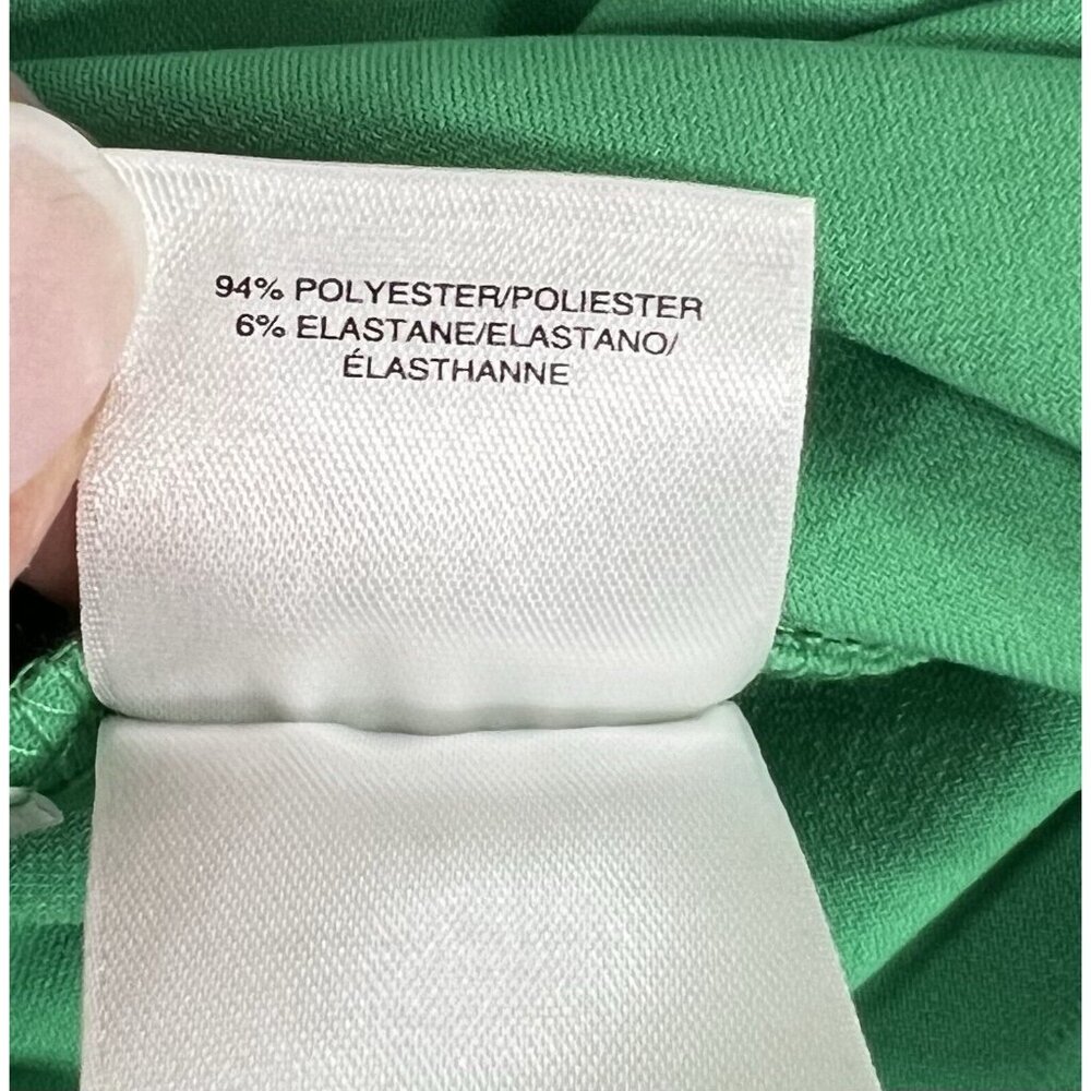 Anne Klein women Top Plus size 1X green stretch 3/4 Sleeves NWT - Picture 6 of 10